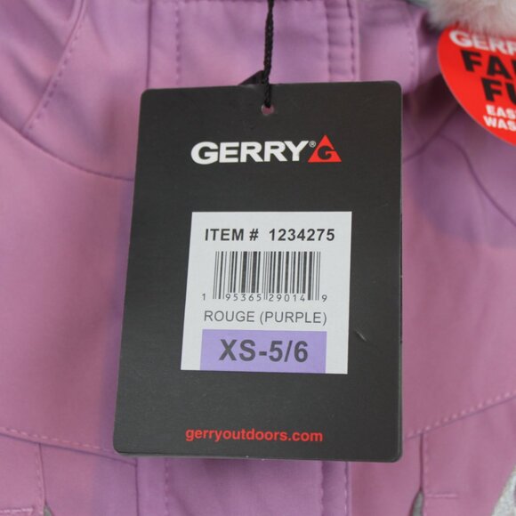 Gerry Girls Rouge Purple 3 in 1 Thick Puffy Jacket Set - Picture 11 of 16